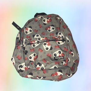 Loungefly Scene Emo Panda Print Backpack